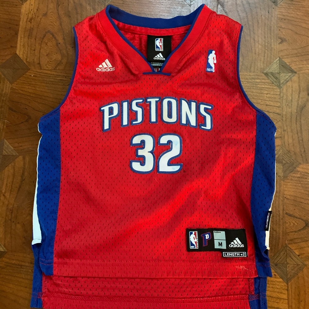 Youth Pistons “32 Hamilton” Jersey.  Adidas/NBA.